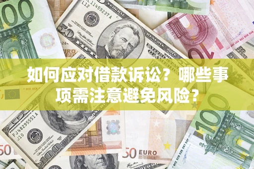 北京如何应对借款诉讼？哪些事项需注意避免风险？