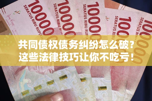 北京共同债权债务纠纷怎么破？这些法律技巧让你不吃亏！