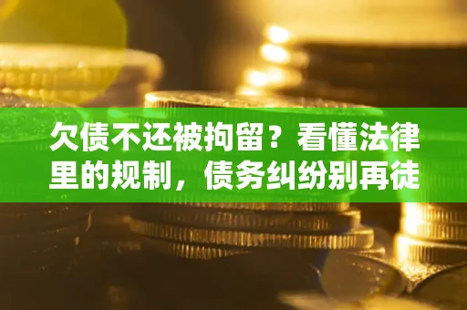 北京欠债不还被拘留？看懂法律里的规制，债务纠纷别再徒劳奔波