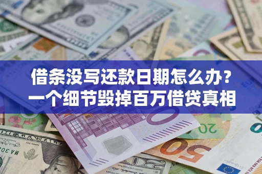 北京借条没写还款日期怎么办？一个细节毁掉百万借贷真相