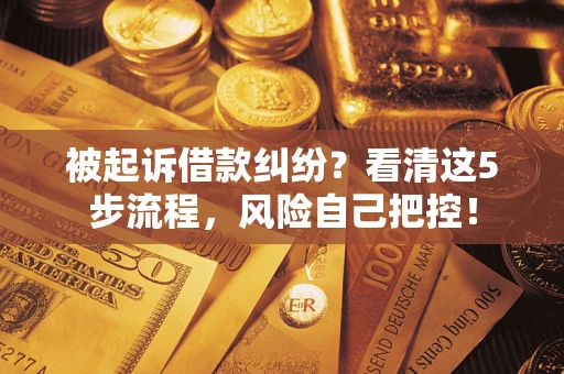 北京被起诉借款纠纷？看清这5步流程，风险自己把控！
