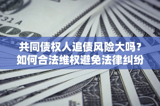 北京共同债权人追债风险大吗?如何合法维权避免法律纠纷? 北京共同债权人追债风险大吗?如何合法维权避免法律纠纷?